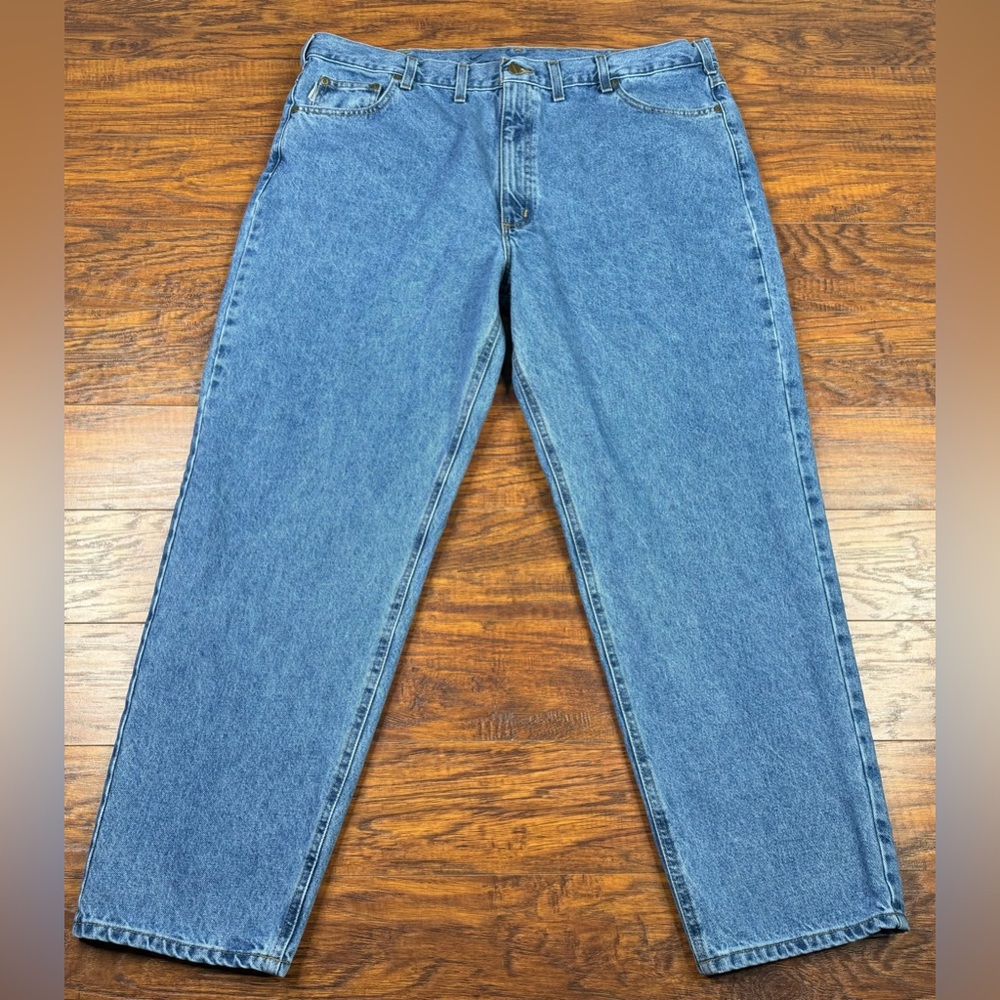 Carhartt Jeans B17 STW Workwear Cotton Denim Relaxed Fit Mens 44/32